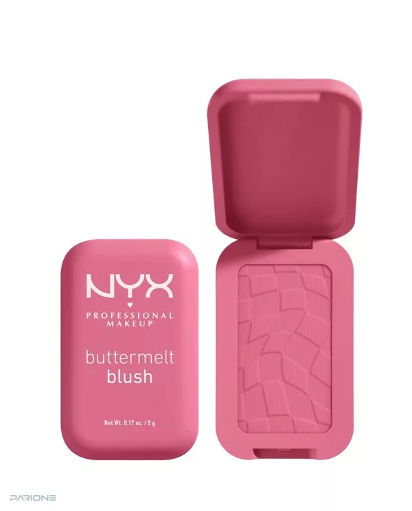 رژ گونه پودری مدل Buttermelt رنگ For The Butta شماره 06 برند نیکس