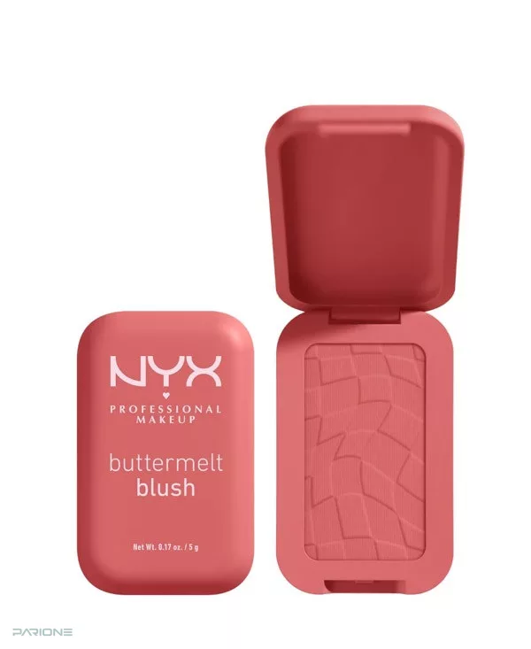رژ گونه پودری مدل Buttermelt رنگ Feeling Butta شماره 09 برند نیکس