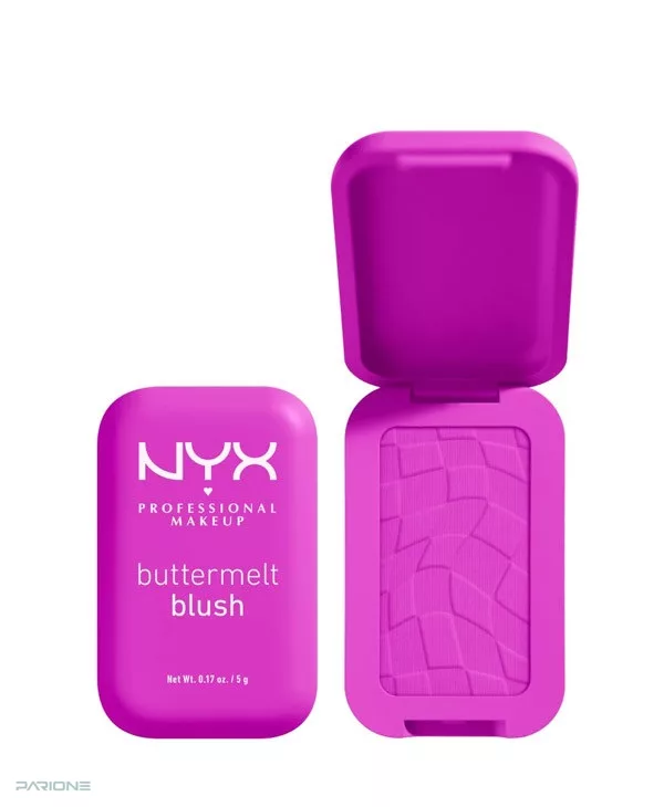رژ گونه پودری مدل Buttermelt رنگ All The Butta شماره 12 برند نیکس