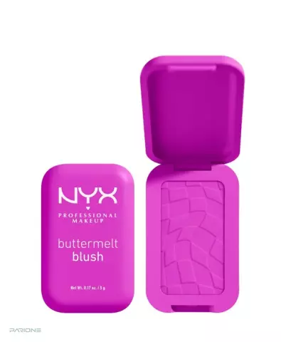 رژ گونه پودری مدل Buttermelt رنگ All The Butta شماره 12 برند نیکس