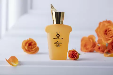 عطر مینیاتوری ادوپرفیوم رایحه کازاموراتی زرجوف دولچه آمالفی طبع معتدل و شیرین روایح شرقی برند شمیاس 30 میل