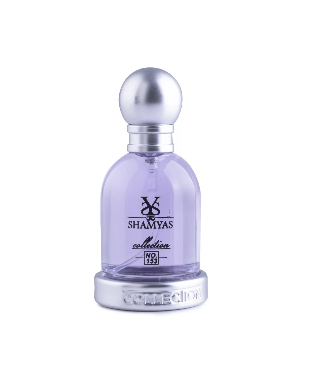 عطر مینیاتوری ادوپرفیوم رایحه هالووین بنفش طبع خنک گلی برند شمیاس 30 میل