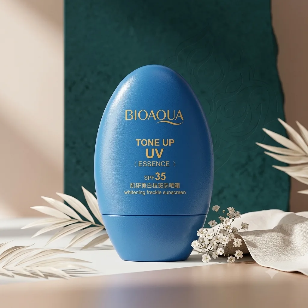 کرم ضد آفتاب بی رنگ SPF 35 مدل TONE UP مناسب انواع پوست برند بیوآکوا 35 میل