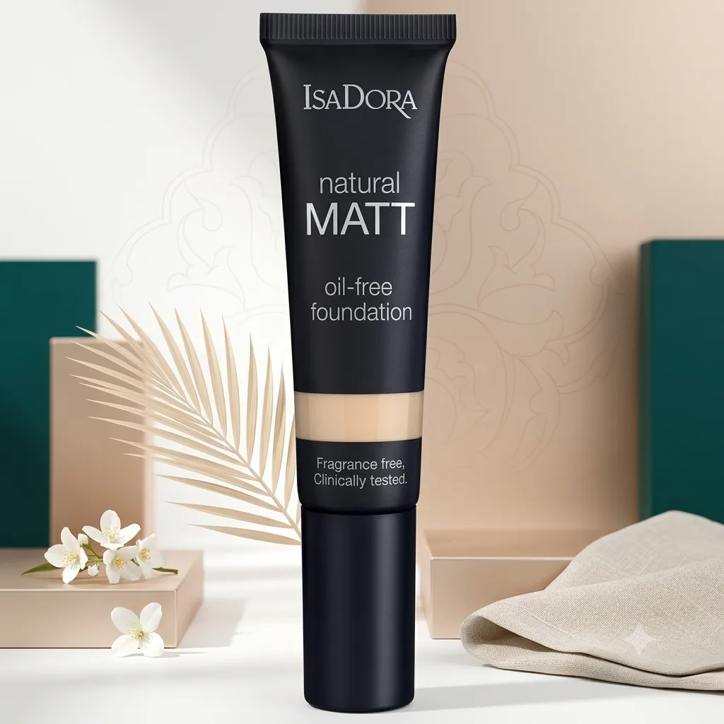 کرم پودر تیوپی شماره 10 رنگ Matte porcelain برند ایزادورا 35 میل
